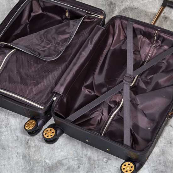 Rock Vintage 3Pc Set Suitcases Black Куфари и багаж
