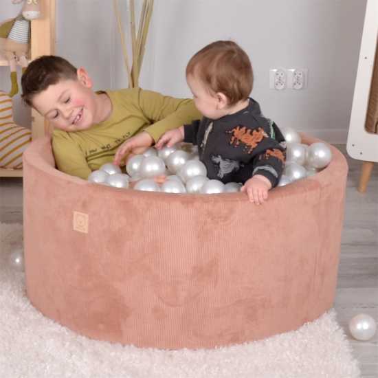 Unbranded Eco Ball Pit 90 X 27 X 5 Cm With 200 Balls Pink Подаръци и играчки