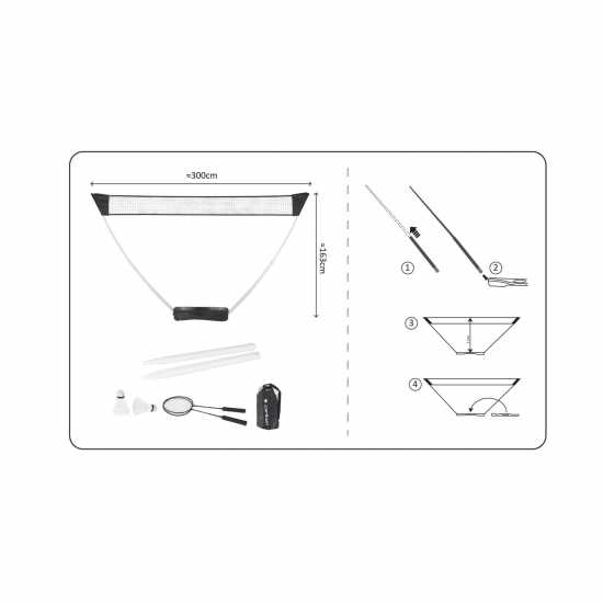 Бадминтон Carlton Badminton Set Adults Carlton Badminton Set Adults Бадминтон