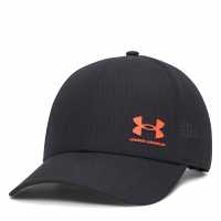 Under Armour Men's Iso Chill Armourvent Running Cap Black/Venom Red Under Armour Men's Iso Chill Armourvent Running Cap Black/Venom Red