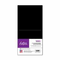 Crafter's Companion - 6x6 Black Card & White Env