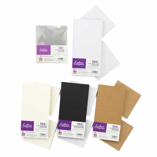 Crafter's Companion - 5x5 Card & Envelopes Bundle  - Канцеларски материали