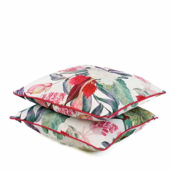 Pair Of Bouquet Scatter Cushions With Trimming  - Градина