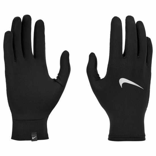 Nike Pacer Gloves Черно/сребро Зимни аксесоари
