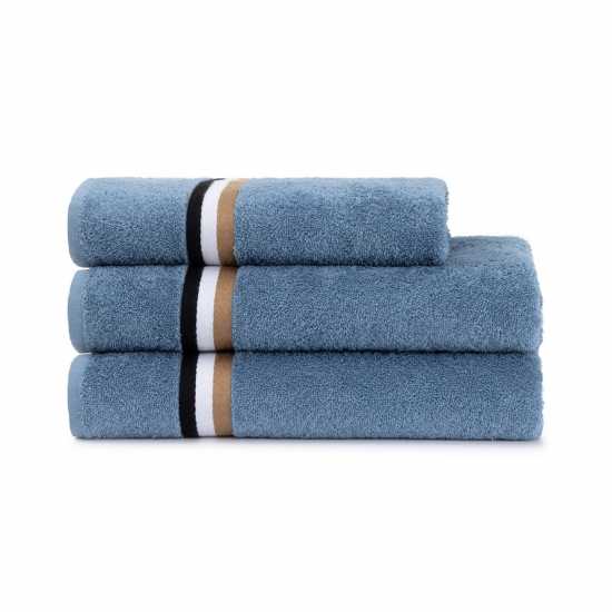 Хавлиени кърпи Boss Home Bath Towel With Stripe Detail Хоризон Boss Home Bath Towel With Stripe Detail Хоризон Хавлиени кърпи