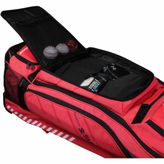 Shrey Legacy Duffle Wheelie 120 62 Radiant Red Портфейли