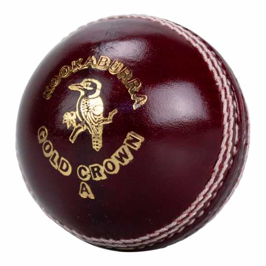 Kookaburra Sport Kookaburra Gold Crown Leather Cricket Ball - Adult Mens Size Kookaburra Sport Kookaburra Gold Crown Leather Cricket Ball - Adult Mens Size