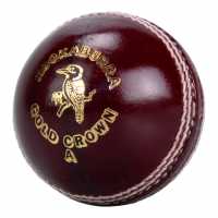 Kookaburra Sport Adults Kooka Gold Crown Cricket Balls Червено