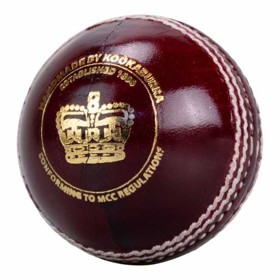 Kookaburra Sport Adults Kooka Gold Crown Cricket Balls Червено Kookaburra Sport Adults Kooka Gold Crown Cricket Balls Червено