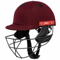Slazenger V2 Series Cricket Helmet Juniors Maroon Крикет