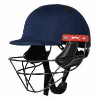 Slazenger V2 Series Cricket Helmet Juniors Navy Крикет