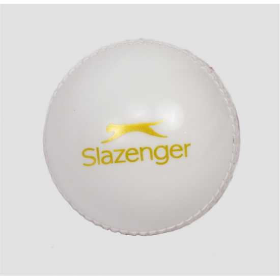 Slazenger High Visibility Leather Cricket Ball Slazenger High Visibility Leather Cricket Ball