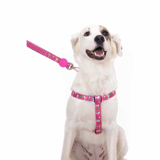 Snoopy Traditional Pink Flower Leash  - Магазин за домашни любимци