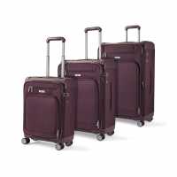 Rock Parker 3 Pc 8 Wheel Spinner Set Purple Куфари и багаж