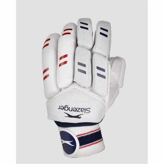Slazenger Leather Armour Fleece Cricket Gloves Slazenger Leather Armour Fleece Cricket Gloves