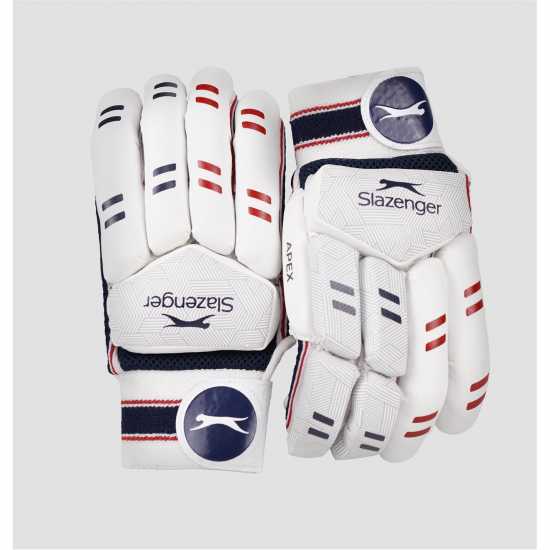 Slazenger Leather Armour Fleece Cricket Gloves Slazenger Leather Armour Fleece Cricket Gloves