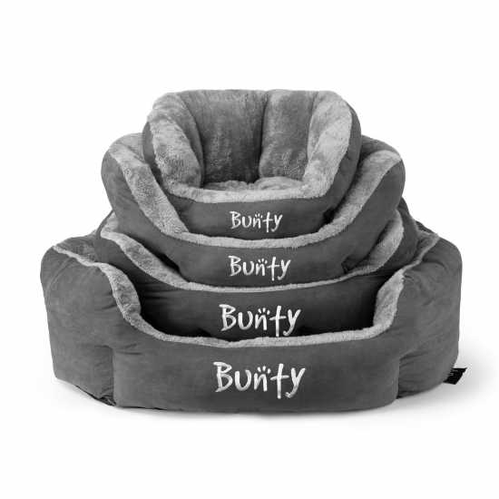 Bunty Polar Dog Bed - Grey