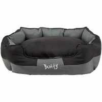 Bunty Anchor Dog Bed - Black