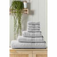 Homelife Egyptian Cotton Towels Silver Хавлиени кърпи