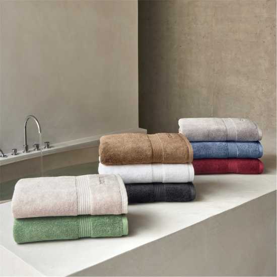 Boss Home Bath Towel Черно Хавлиени кърпи