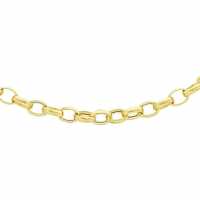 9Ct Gold Oval Belcher Chain  Бижутерия