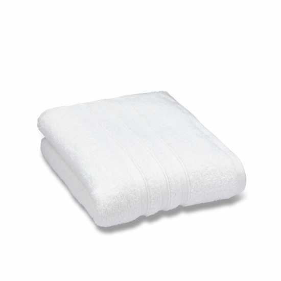 Biba 450gsm Cotton Zero Twist Quick Dry Towel White Biba 450Gsm Cotton Zero Twist Quick Dry Towel White