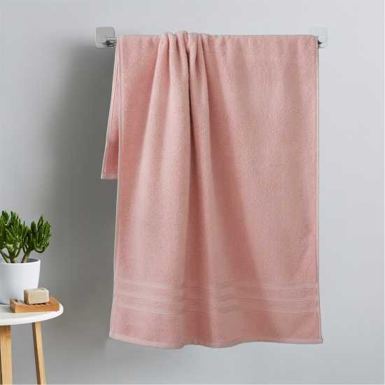 Biba 450Gsm Cotton Zero Twist Quick Dry Towel Pink 