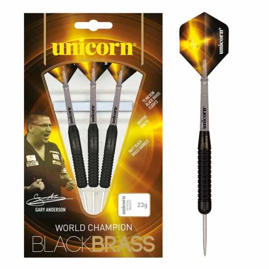 Unicorn Darts Gary Anderson Black Brass Darts  Дартс