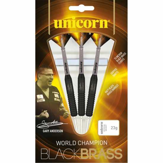 Unicorn Darts Gary Anderson Black Brass Darts  Дартс