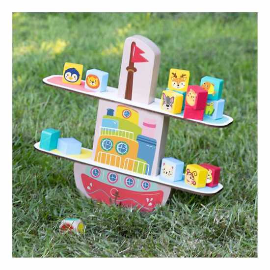 Ses Creative Wooden Balance Boat, 3 Years And Abov  Подаръци и играчки