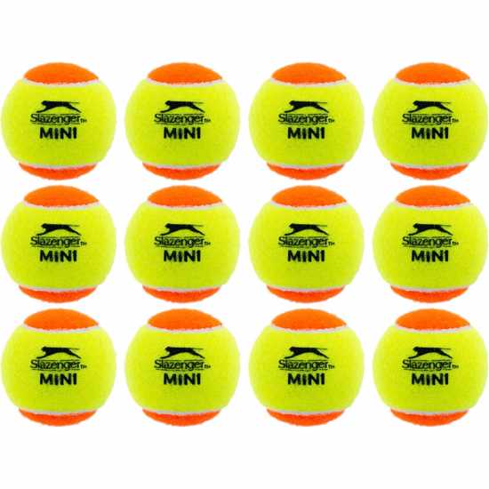 Slazenger Mini Tennis Orange Low Compression (12 Balls)