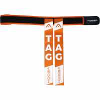 Kooga Vinyl Rugby Tag Belts (10 Belts - 20 Tags) Orange 
