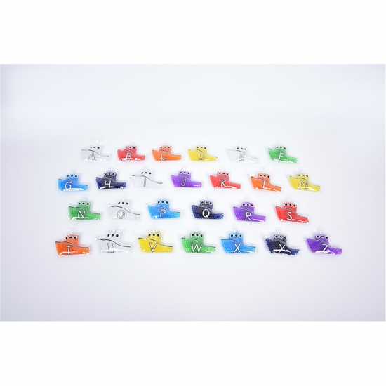 Rainbow Gel Alphabet Boats (Set Of 26)  Подаръци и играчки