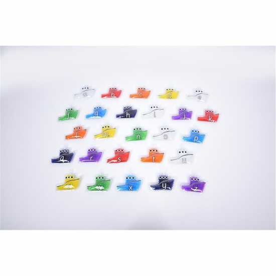Rainbow Gel Alphabet Boats (Set Of 26)  Подаръци и играчки