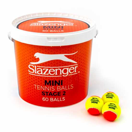 Slazenger Mini Tennis Orange Bucket