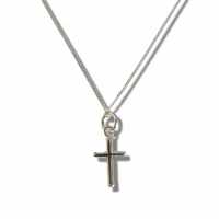 Girls Mini Cross Silver Necklace Np-Nkssmincrss  Подаръци и играчки