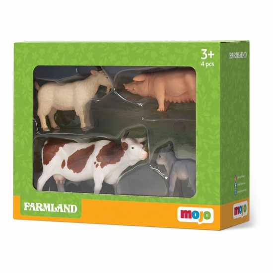 Mojo Farmland Starter 2 Toy Figure Set, 4-Pack, 3  Подаръци и играчки