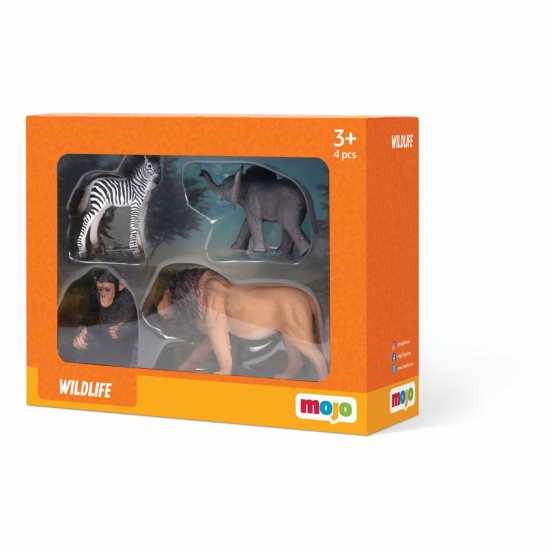 Mojo Wildlife Africa Starter Toy Figure Set, 3 Yea
