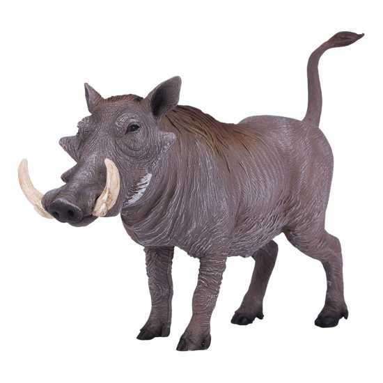 Mojo Wildlife & Woodland Warthog Toy Figure, Three