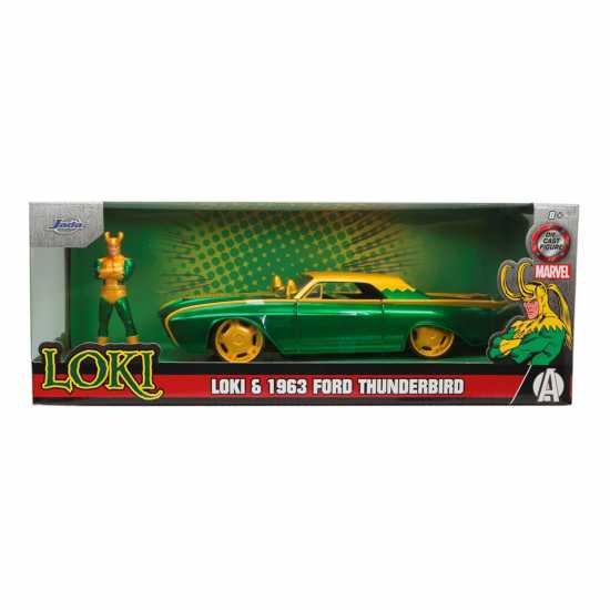 Marvel Comics Loki 1963 Ford Thunderbird Die Cast