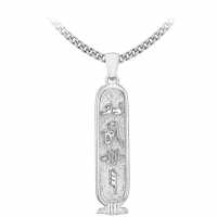 Sterling Silver Love Cartouche Necklace