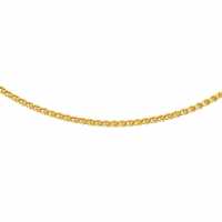 Sterling Silver Gold Plated Spiga Chain
