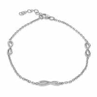 Sterling Silver Infinity Bracelet  Бижутерия