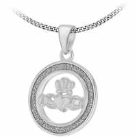 Sterling Silver Stardust Claddagh Necklace  Подаръци и играчки