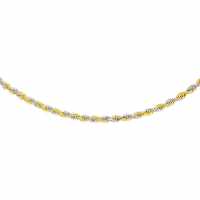 9Ct Gold 2-Tone Rope Chian