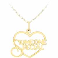 9ct Gold 'someone Special' Necklace  Бижутерия