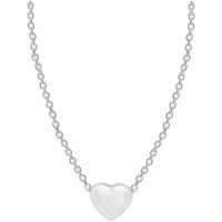 Sterling Silver Heart Adjustable Necklace