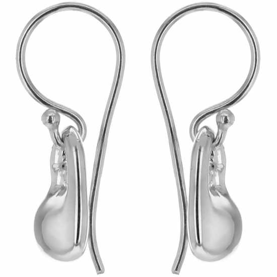 Sterling Silver Heart Drop Earrings  - Подаръци и играчки