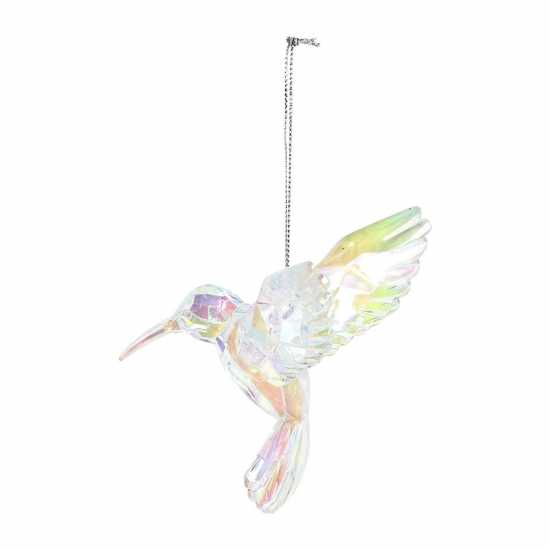 Rainbow Acrylic Hummingbird Decoration  Коледна украса