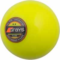 Grays Club Hockey Ball Yellow Хокей